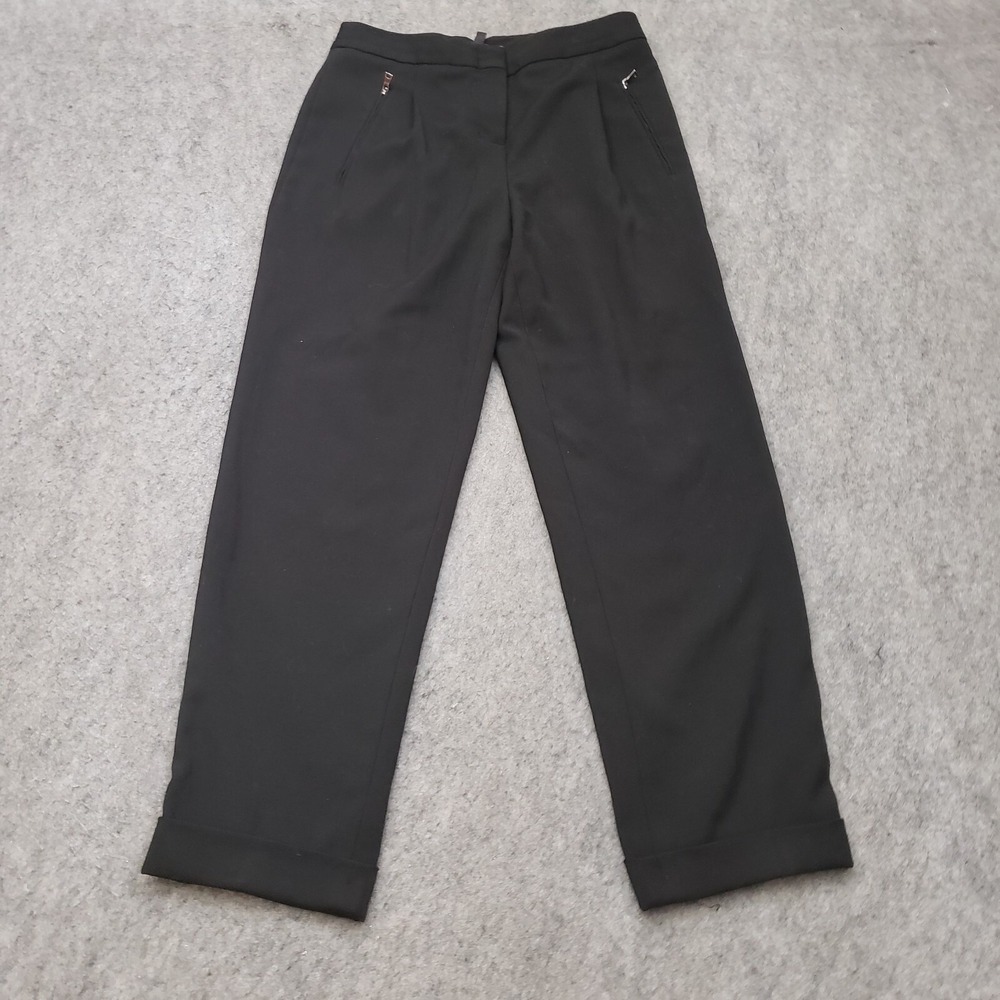 BCBGMaxazria‎ Pants Womens XS Black Straight Dress Slacks Office Ladies 27x27 A1